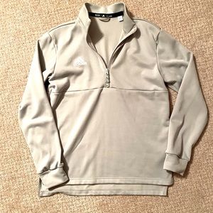 Adidas fleece half zip pull over